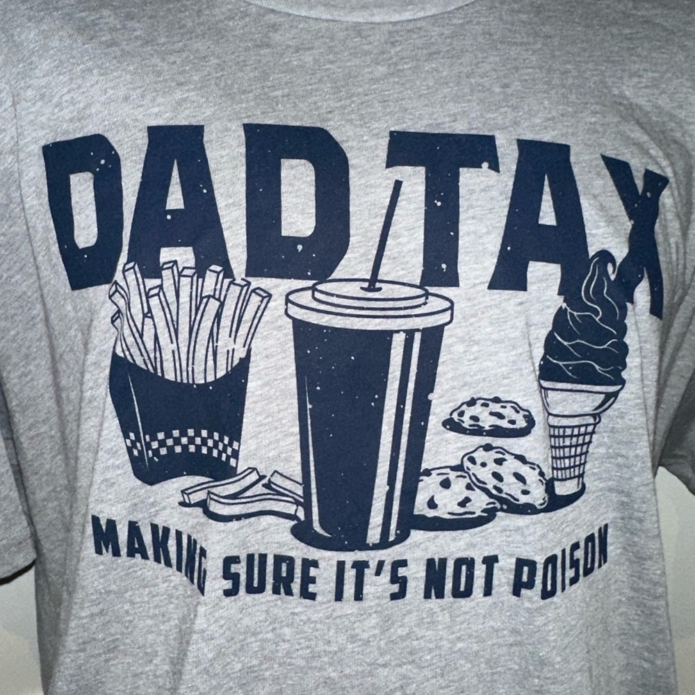 Grunt Style Gray Graphic Men's Dad Shirt - Picture 3 of 5